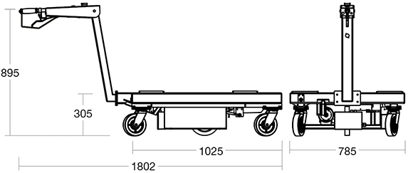Transpak powered trolley diagram